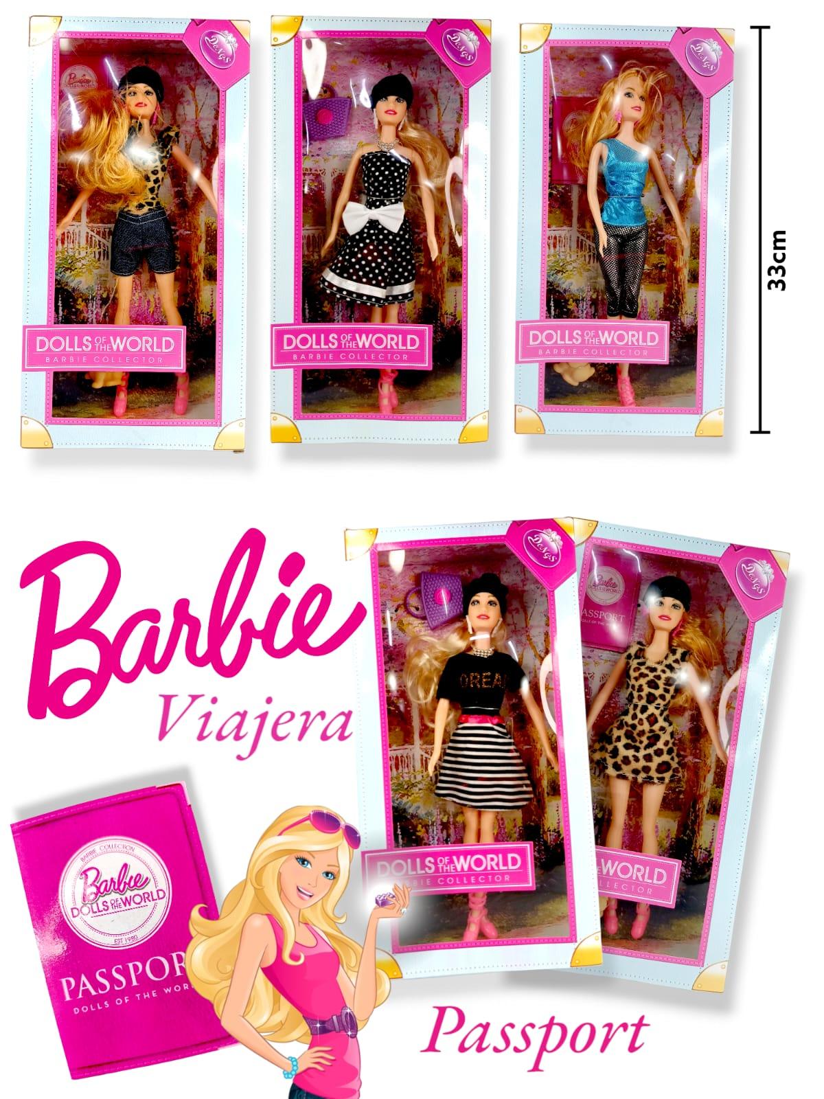 Barbie Viajera PASSPORT 33cm